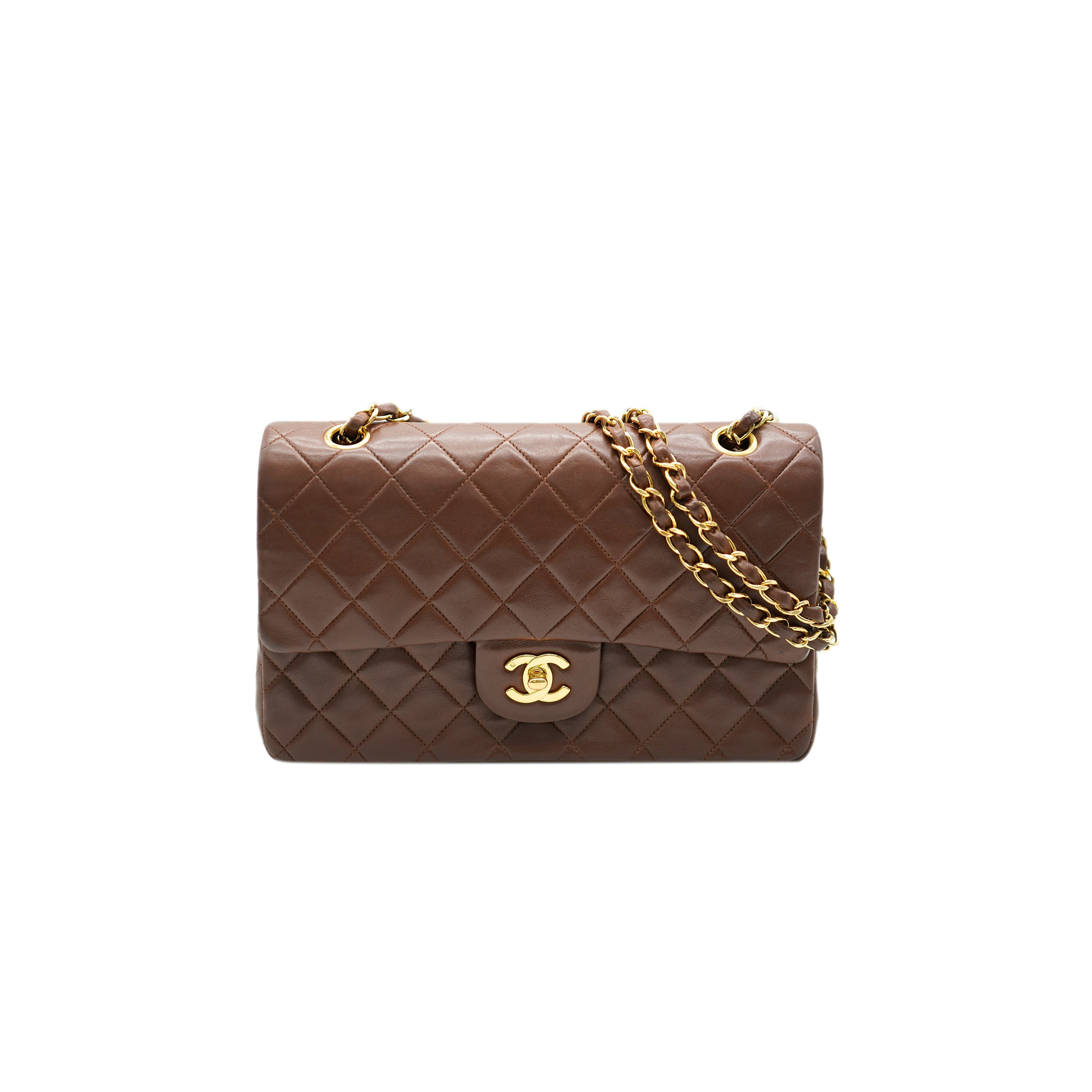 CHANEL MEDIUM FLAP VINTAGE CROSSBODY BAG A01112 (25.5*15.5*6.5cm)